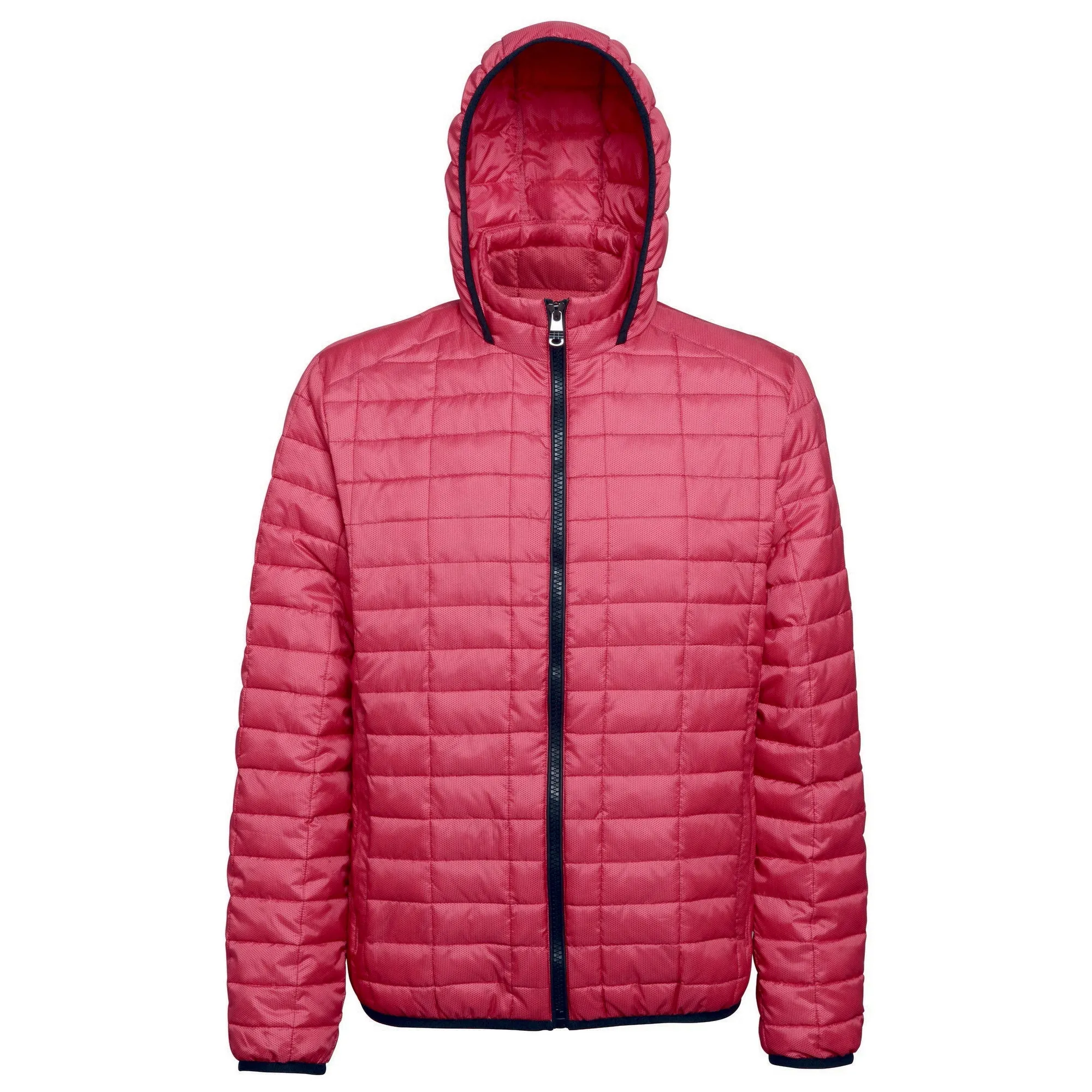 2786 Mens Honeycomb Padded Hooded Jacket