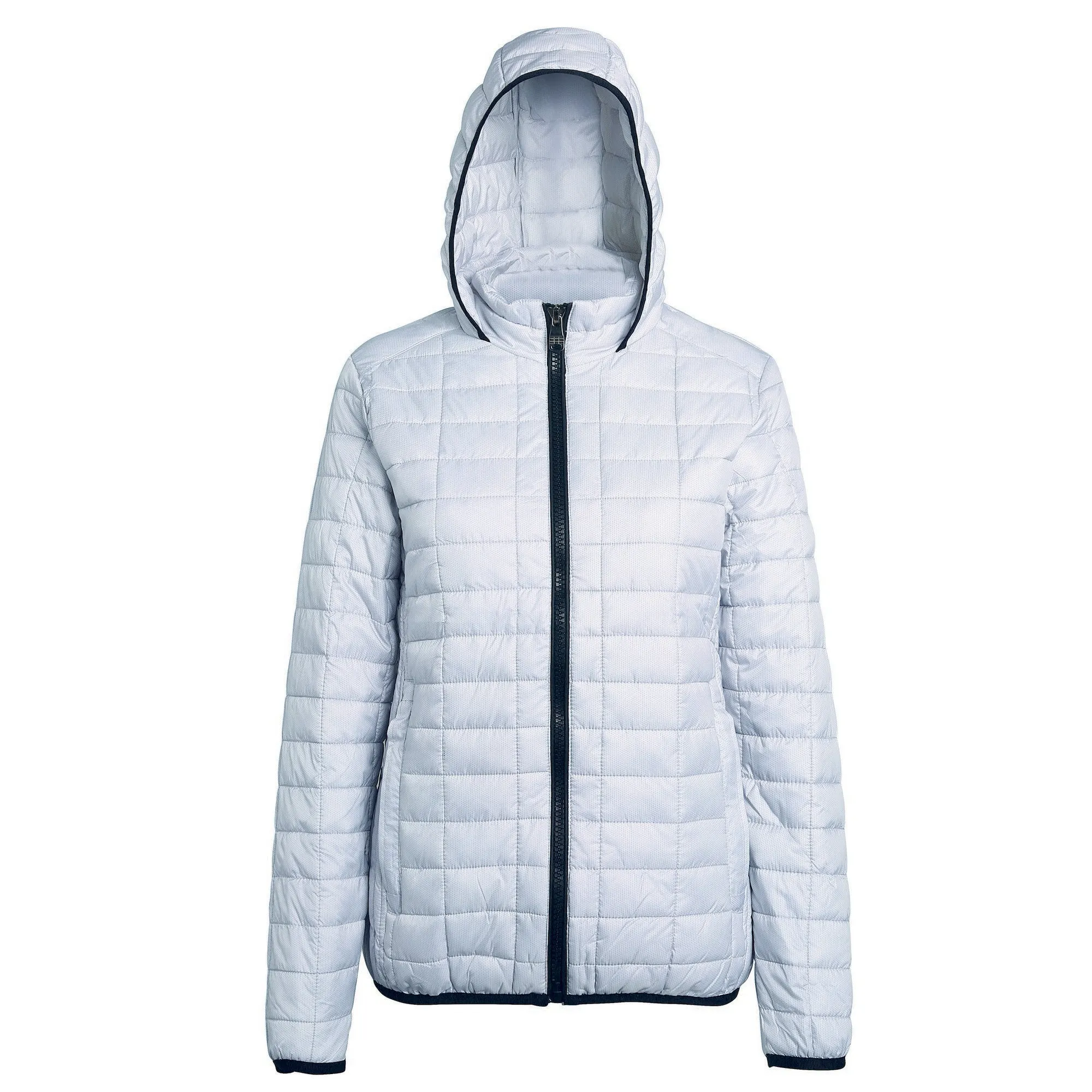 2786 Mens Honeycomb Padded Hooded Jacket