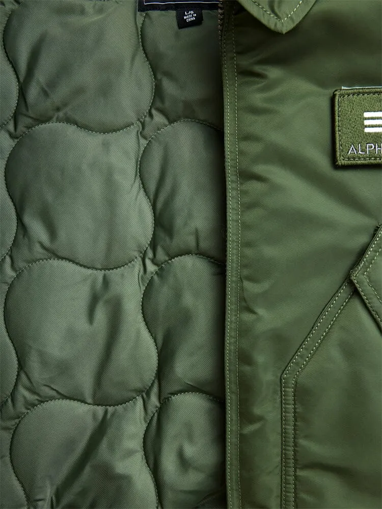 Alpha CWU 45/P BOMBER JACKET (HERITAGE)- SAGE GREEN