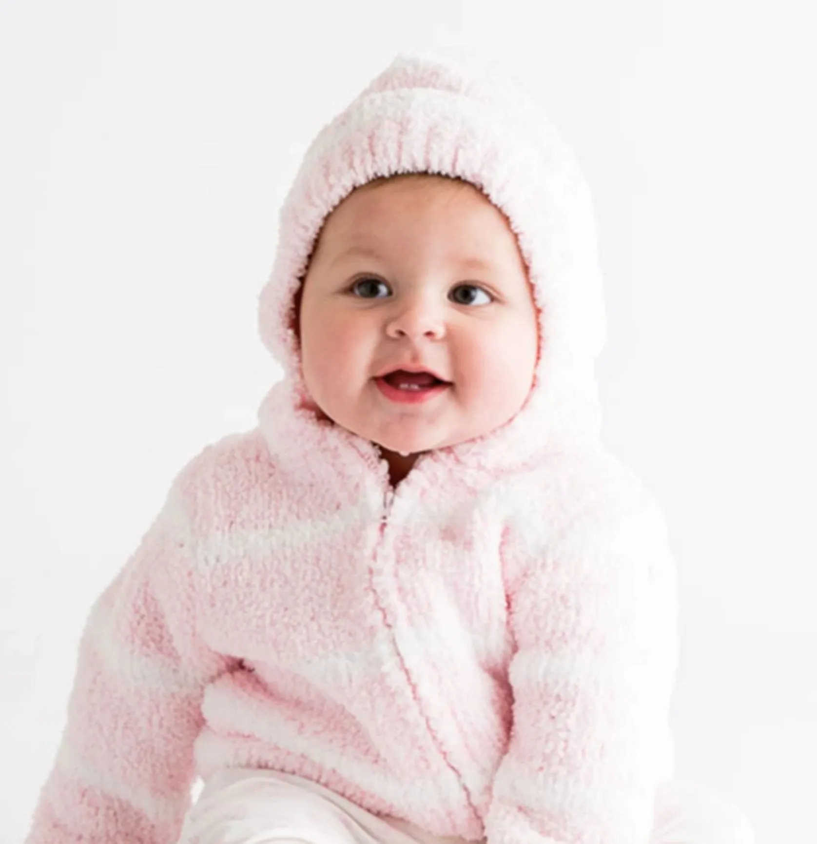 Angel Dear Baby Chenille Hooded Zip Up Jacket - 5 Color Choices