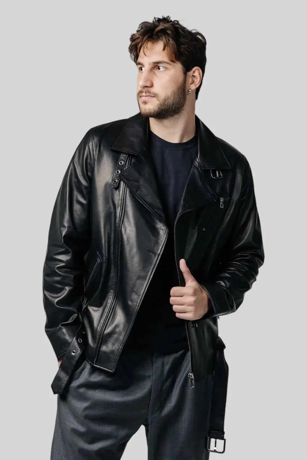 Arturo Leather Moto Jacket