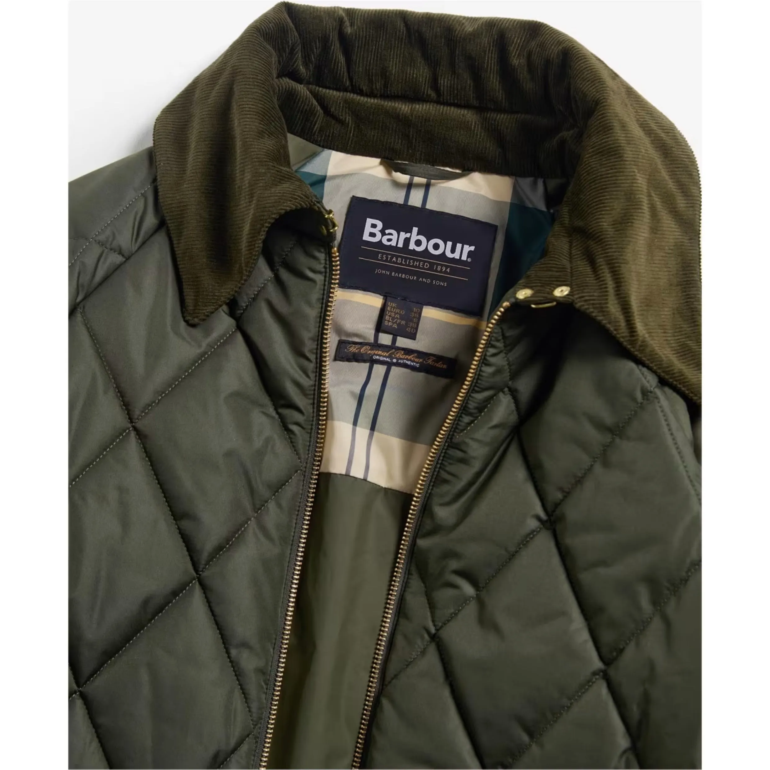 Barbour Dalroy Quilted Jacket Olive/Ancient LQU1759OL71