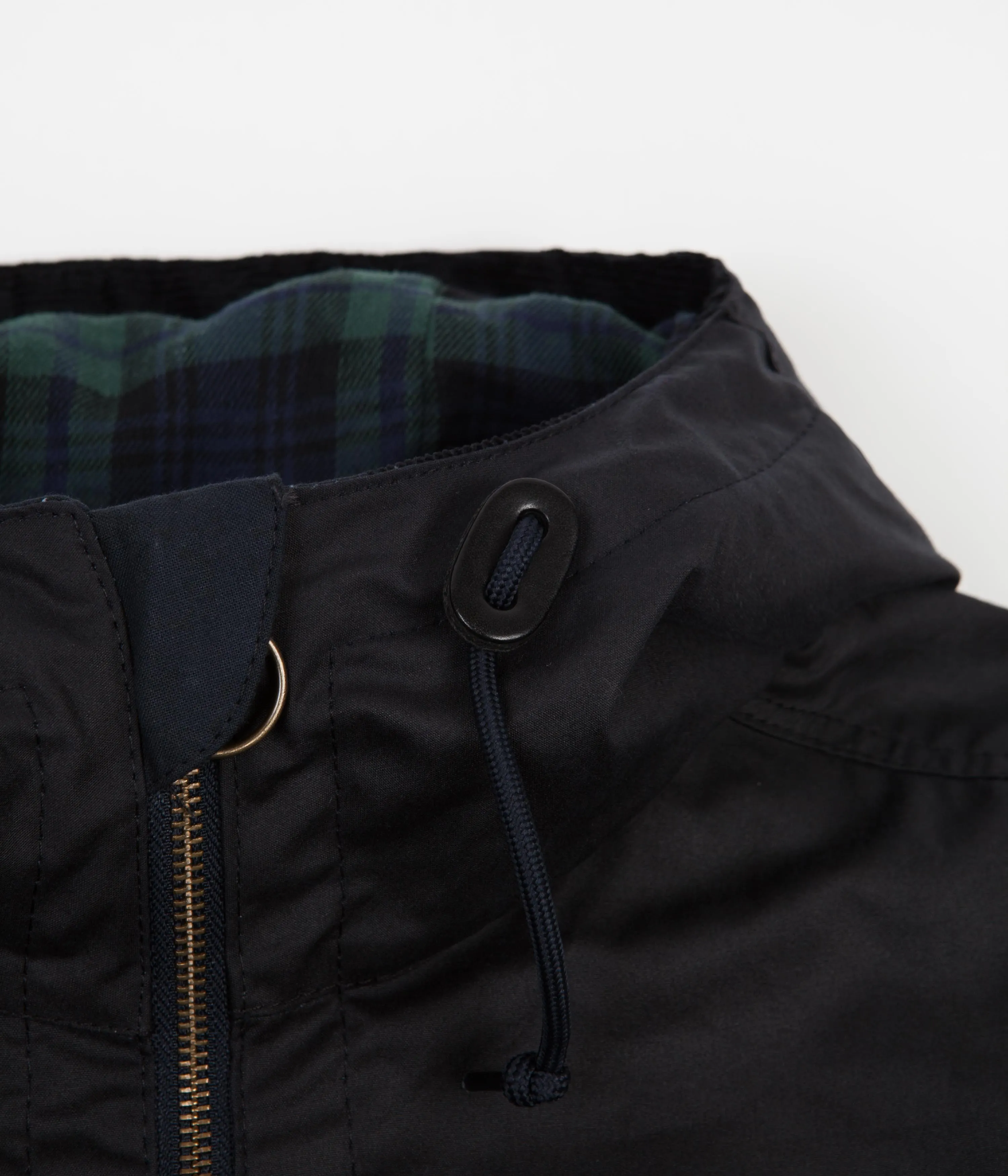 Barbour White Label Wax Camo Smock - Navy