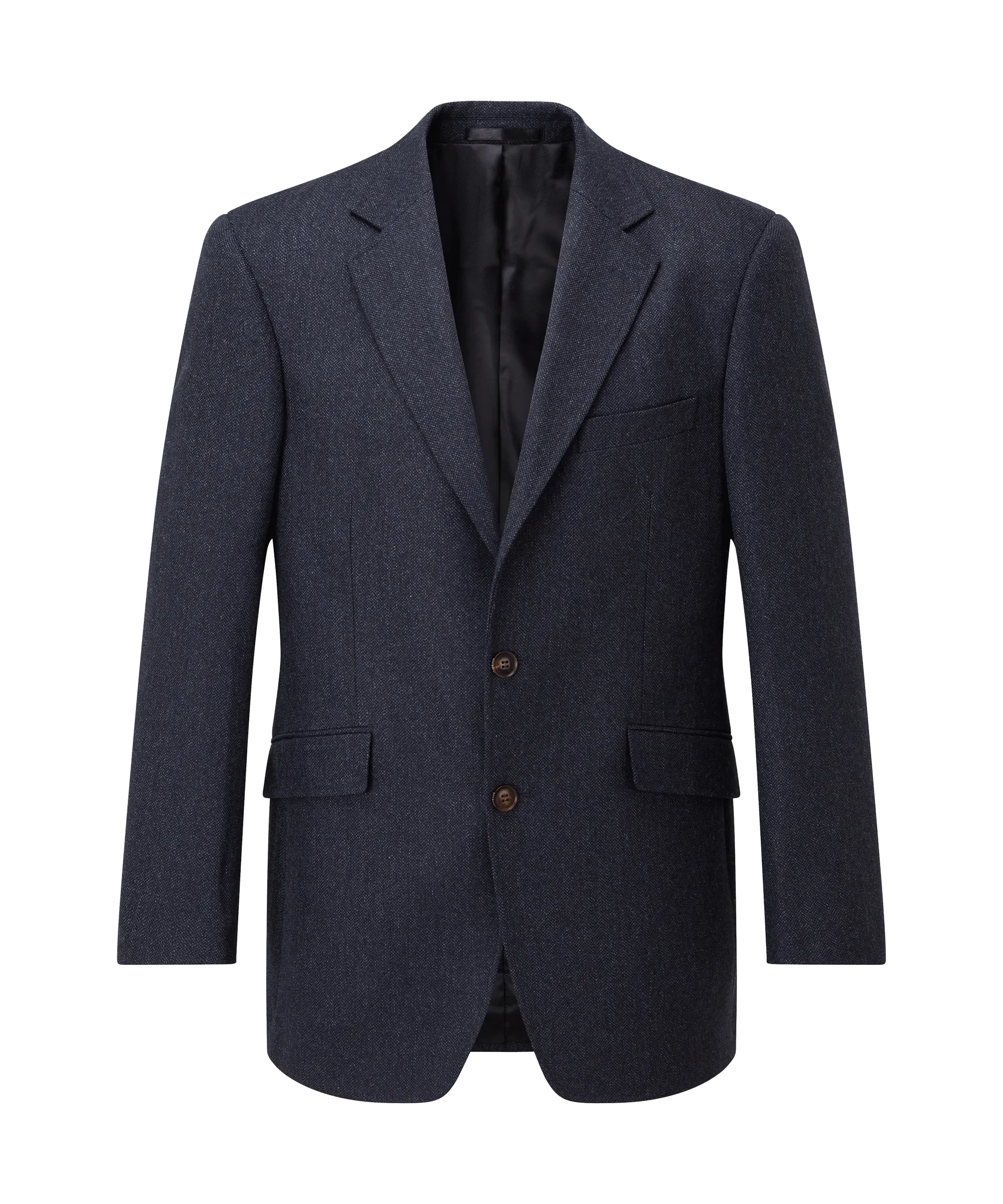 Belgrave Tweed Sports Jacket - Navy Herringbone Tweed