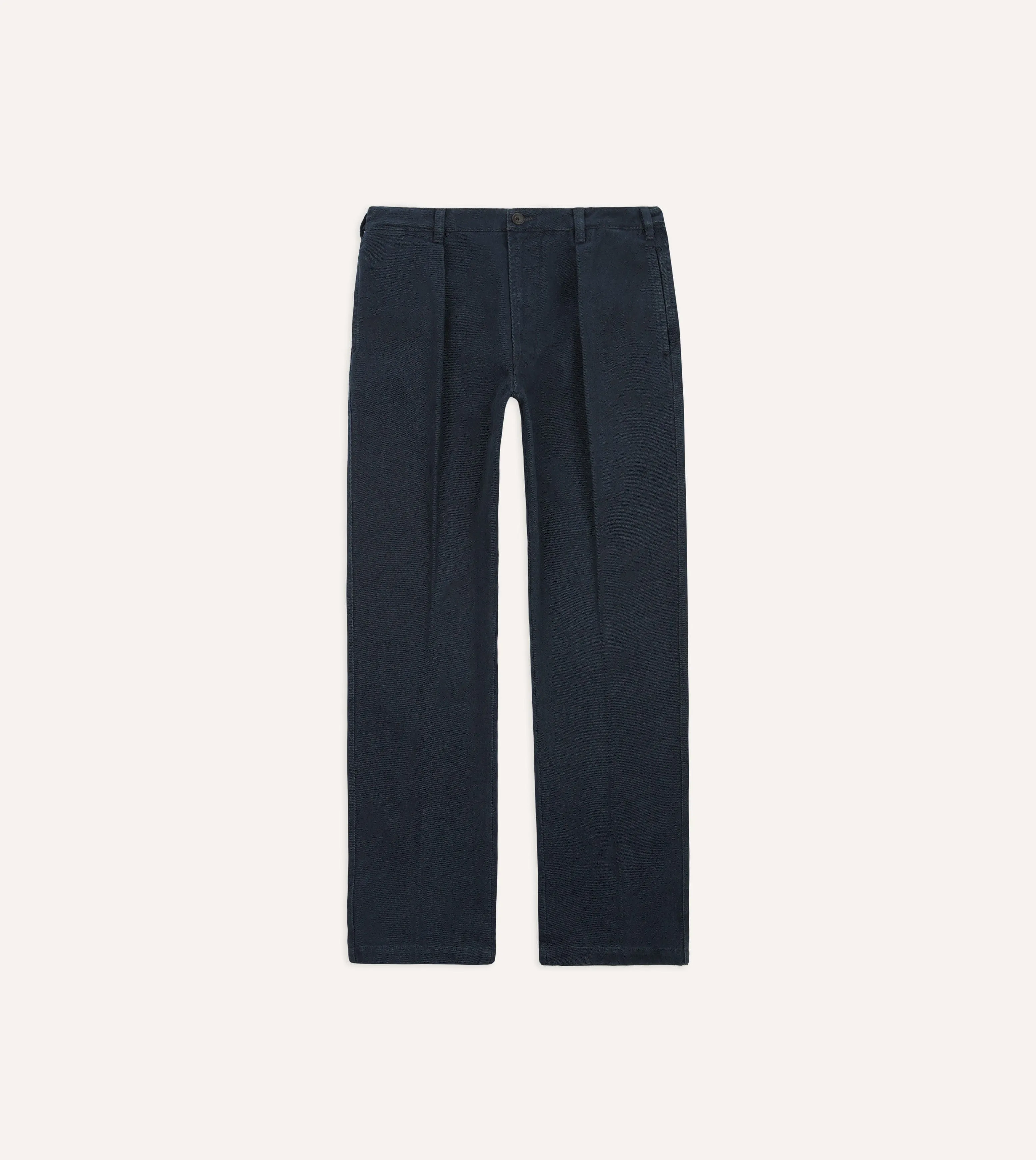 Blue Heavy Cotton Twill Games Trousers