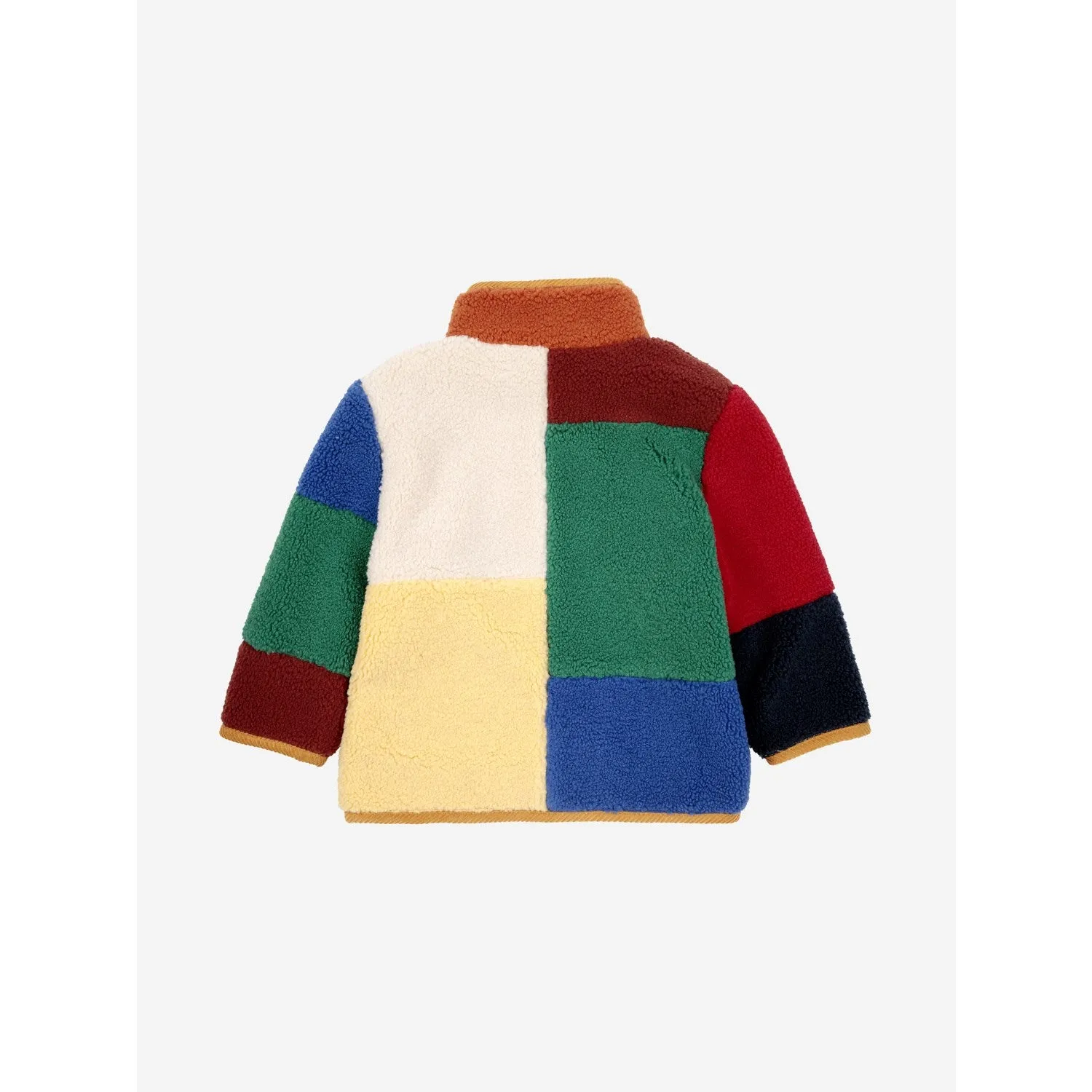 Bobo Choses Multicolor Color Block Sheepskin Jacket