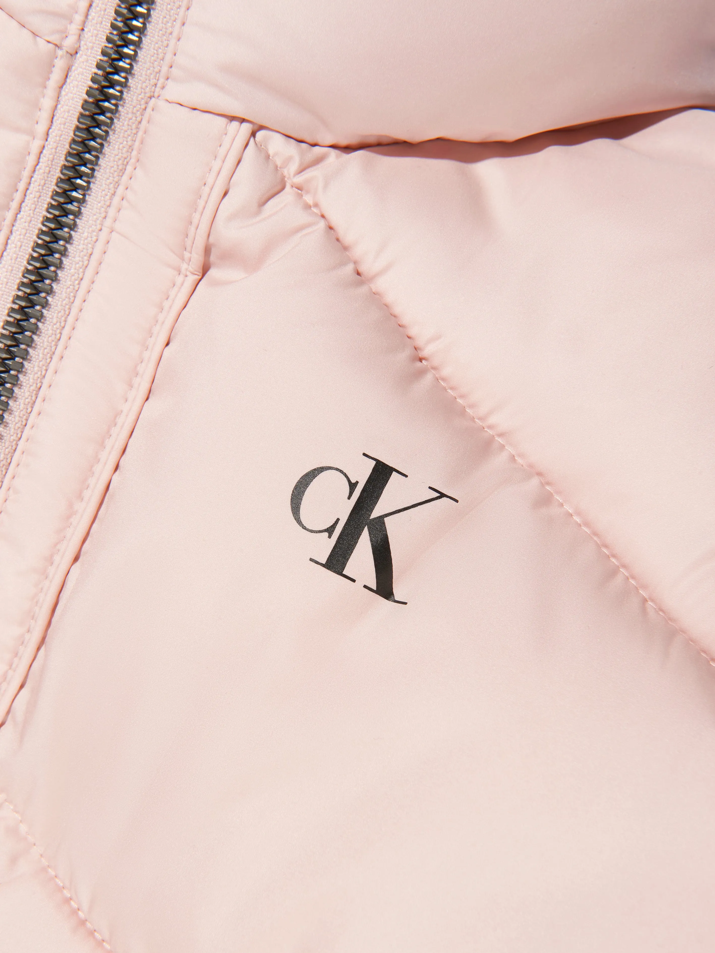 Calvin Klein Girls Logo Tape Light Jacket