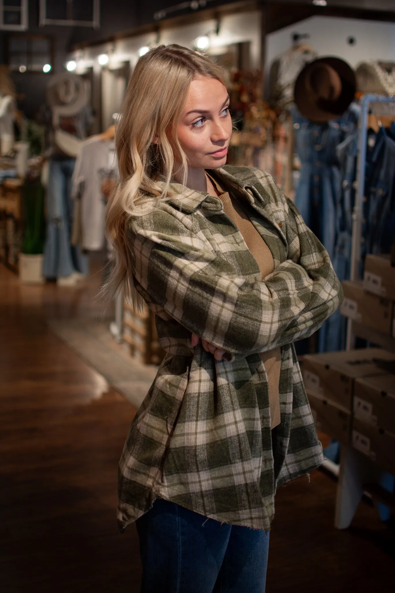 Charlie Woods Flannel Jacket