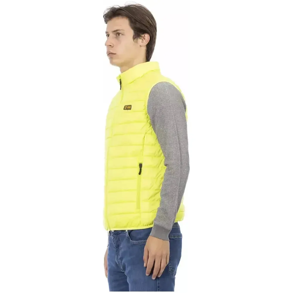 Ciesse Outdoor Yellow Polyester Men Sleeveless Jacket