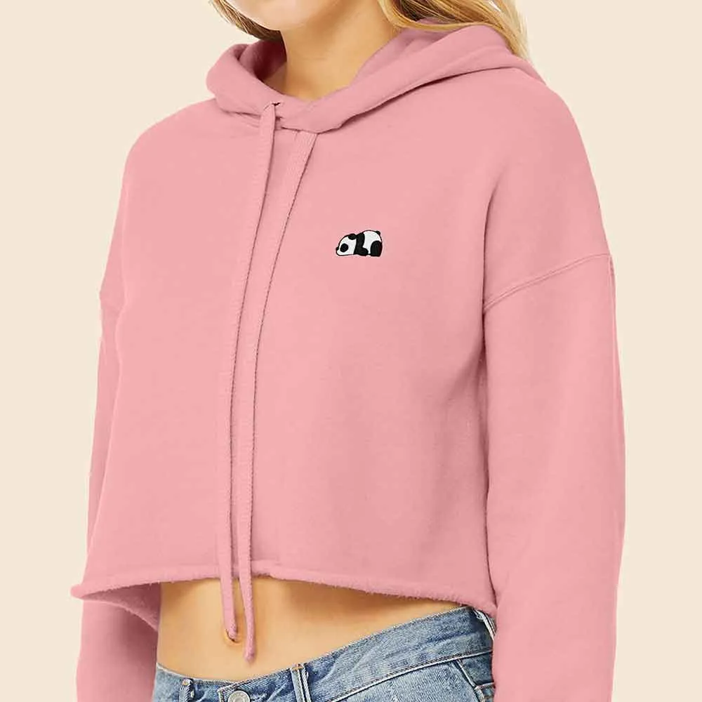 Dalix Panda Cropped Hoodie