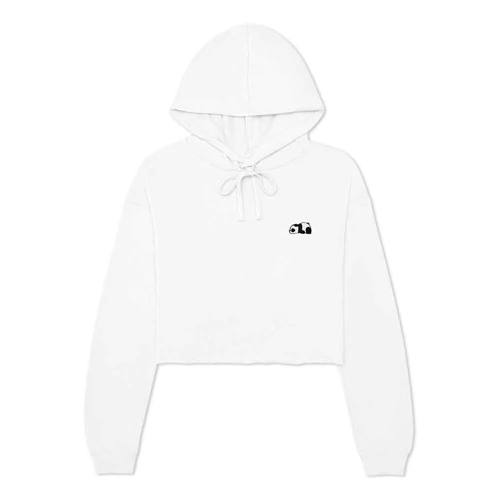 Dalix Panda Cropped Hoodie