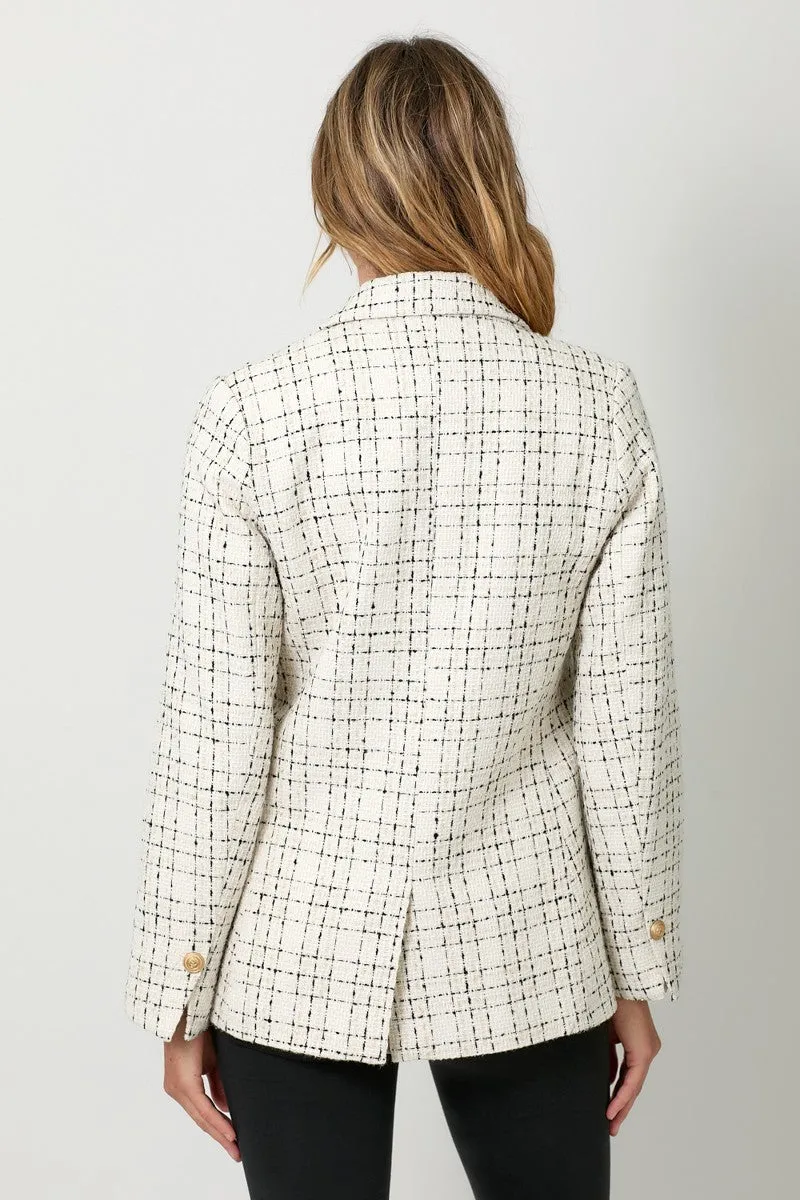 Double Breast Tweed Jacket