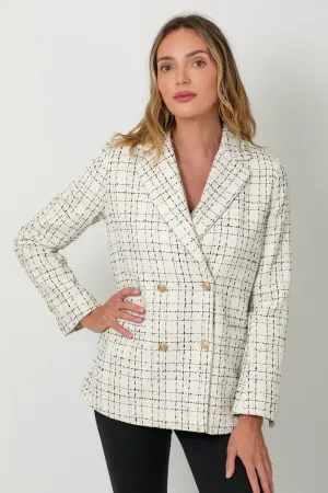 Double Breast Tweed Jacket