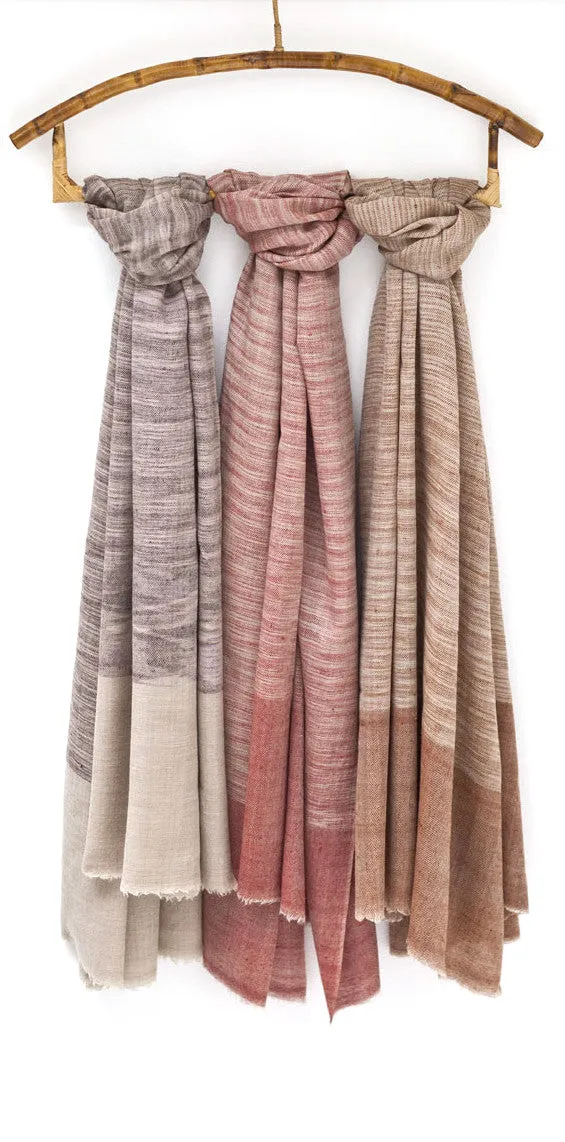 Dual-Tone Pashmina Scarves