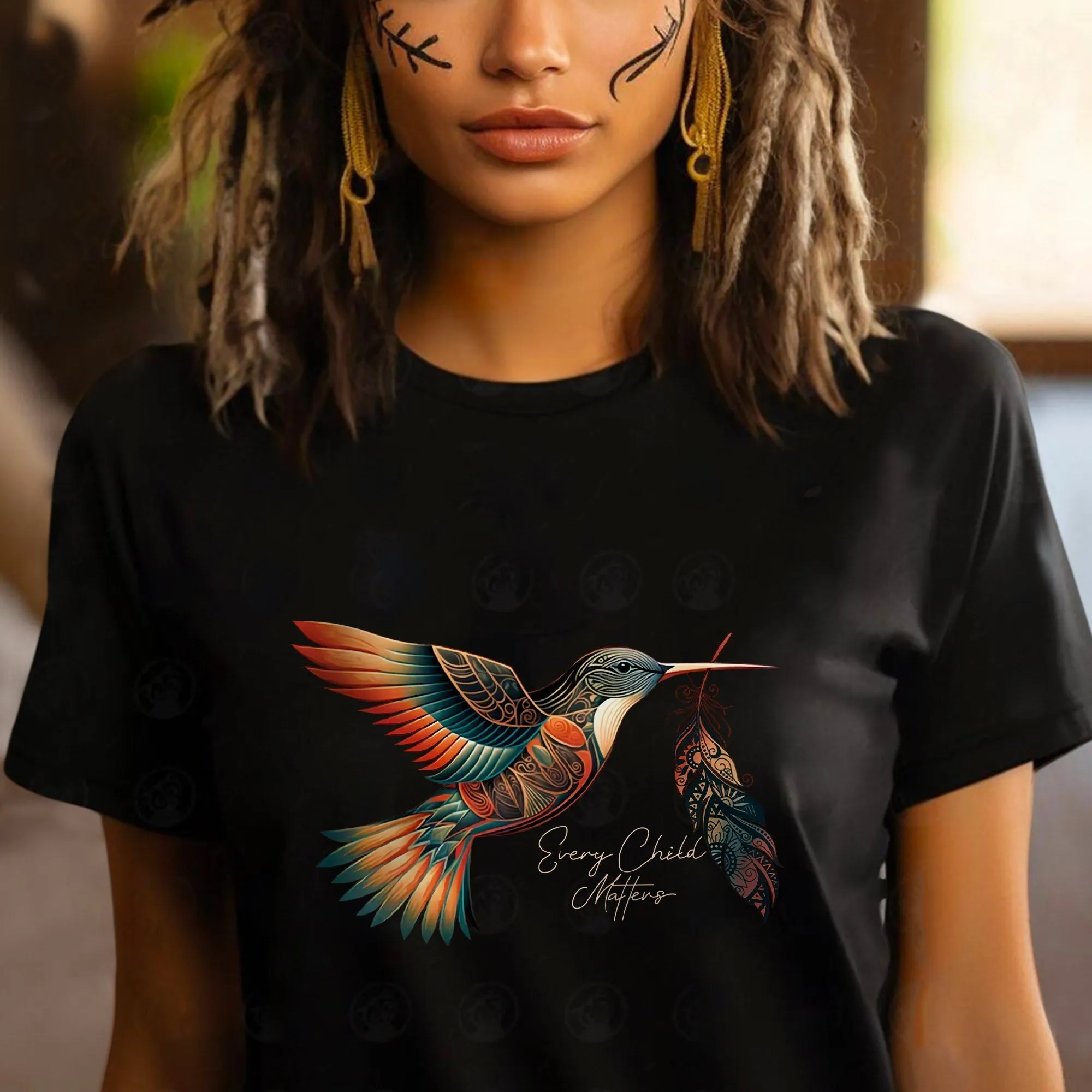 Every Child Matters Bird Feather Native American Unisex T-Shirt/Hoodie/Sweatshirt