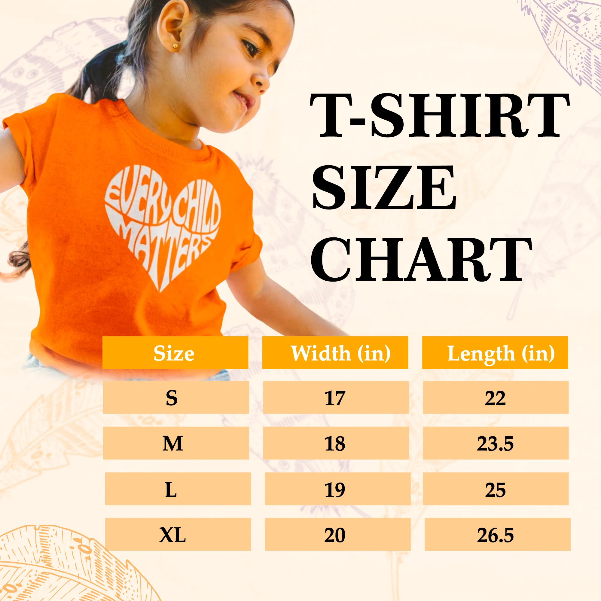 Every Child Matters Feather For Orange Shirt Day Unisex T-Shirt/Hoodie/Sweatshirt