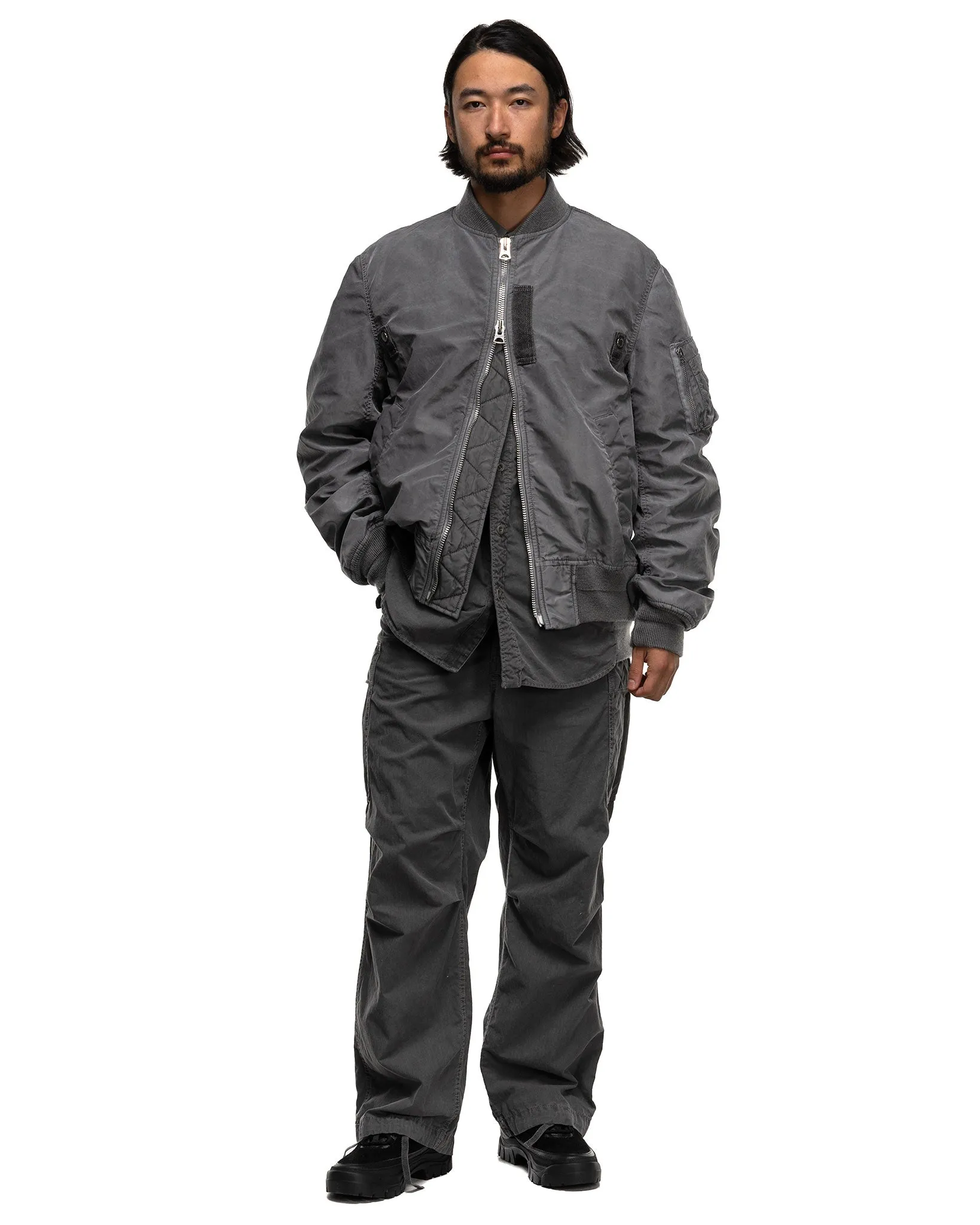 Garment Dye Nylon Twill Blouson