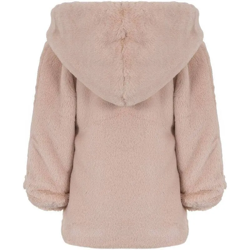 Girls Pink Bow Jacket