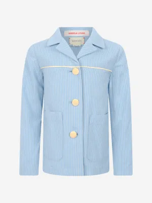 Gucci Baby Boys Light Cotton Striped Jacket