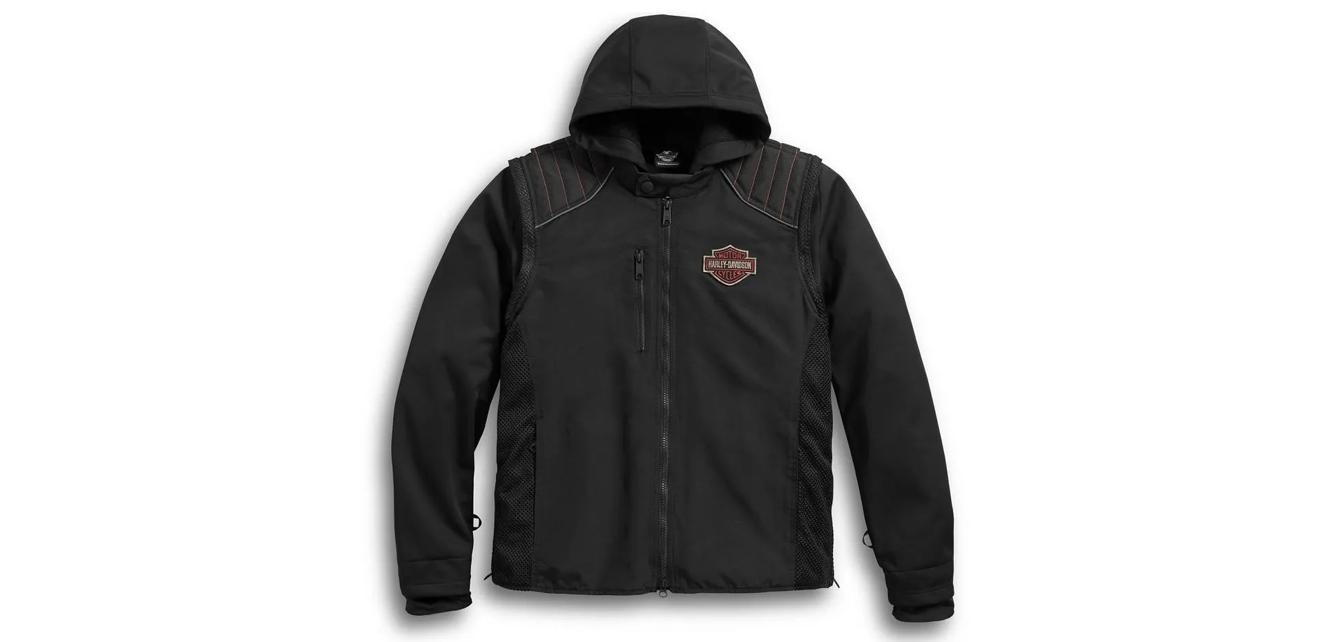 Harley-Davidson® Men's Sully 3-in-1 Convertible Mesh Jacket - 98176-17VM