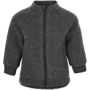 Junior Wool Jacket - Anthracite Melange