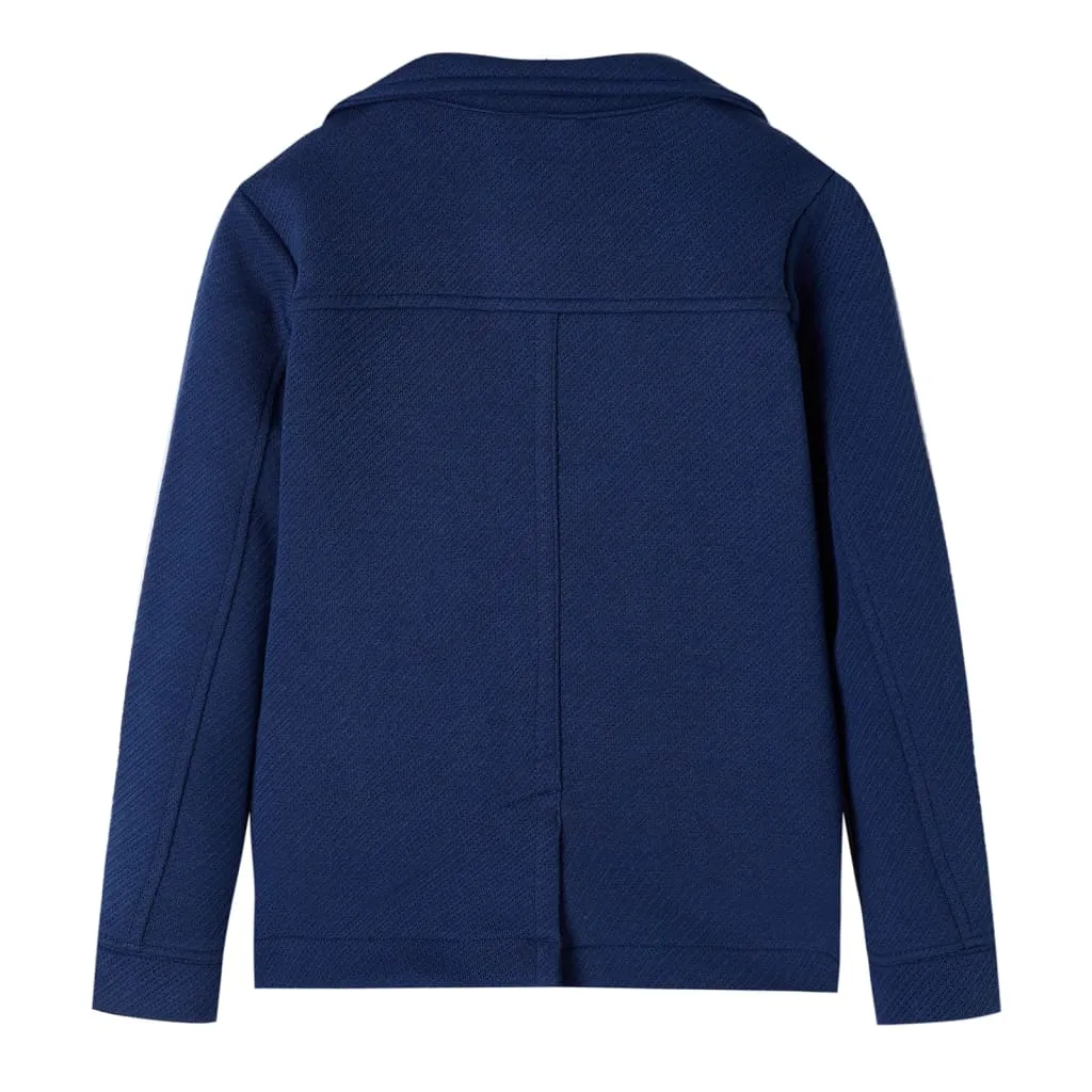 Kids' Dark Blue Suit Jacket - Elegant & Comfortable - Size 116 (5-6 Years) | Perfect for Special Occasions