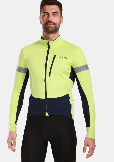 Kilpi Mens Velover Cycling Jacket - Light Green