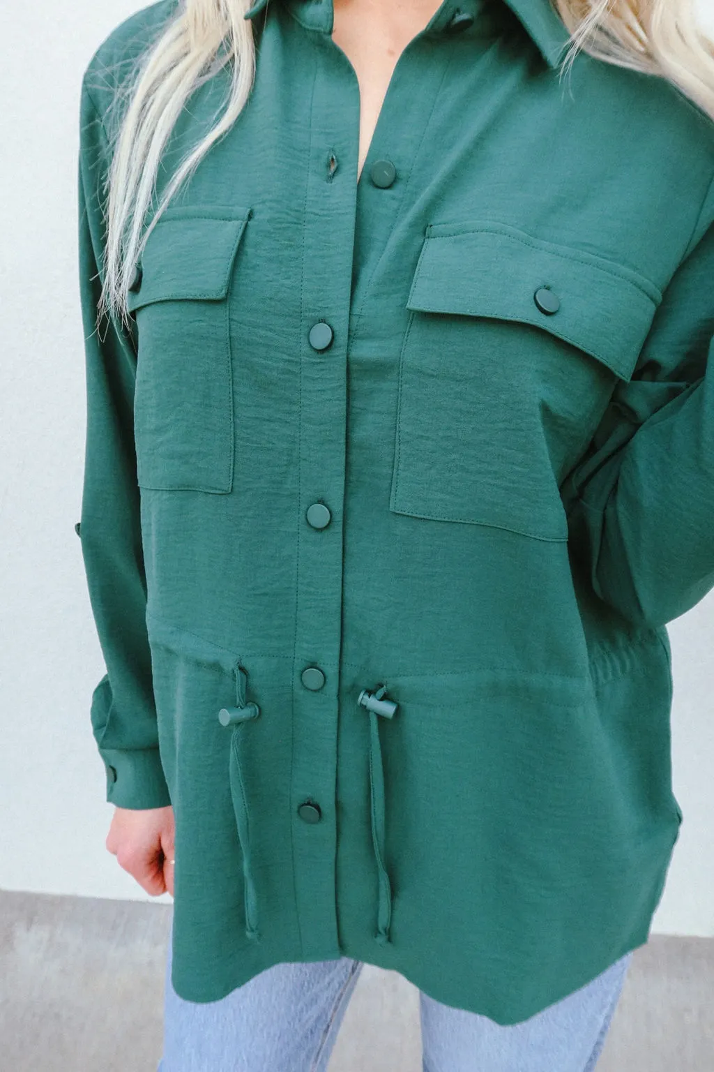 Left Wondering Pine Pocket Shirt Jacket