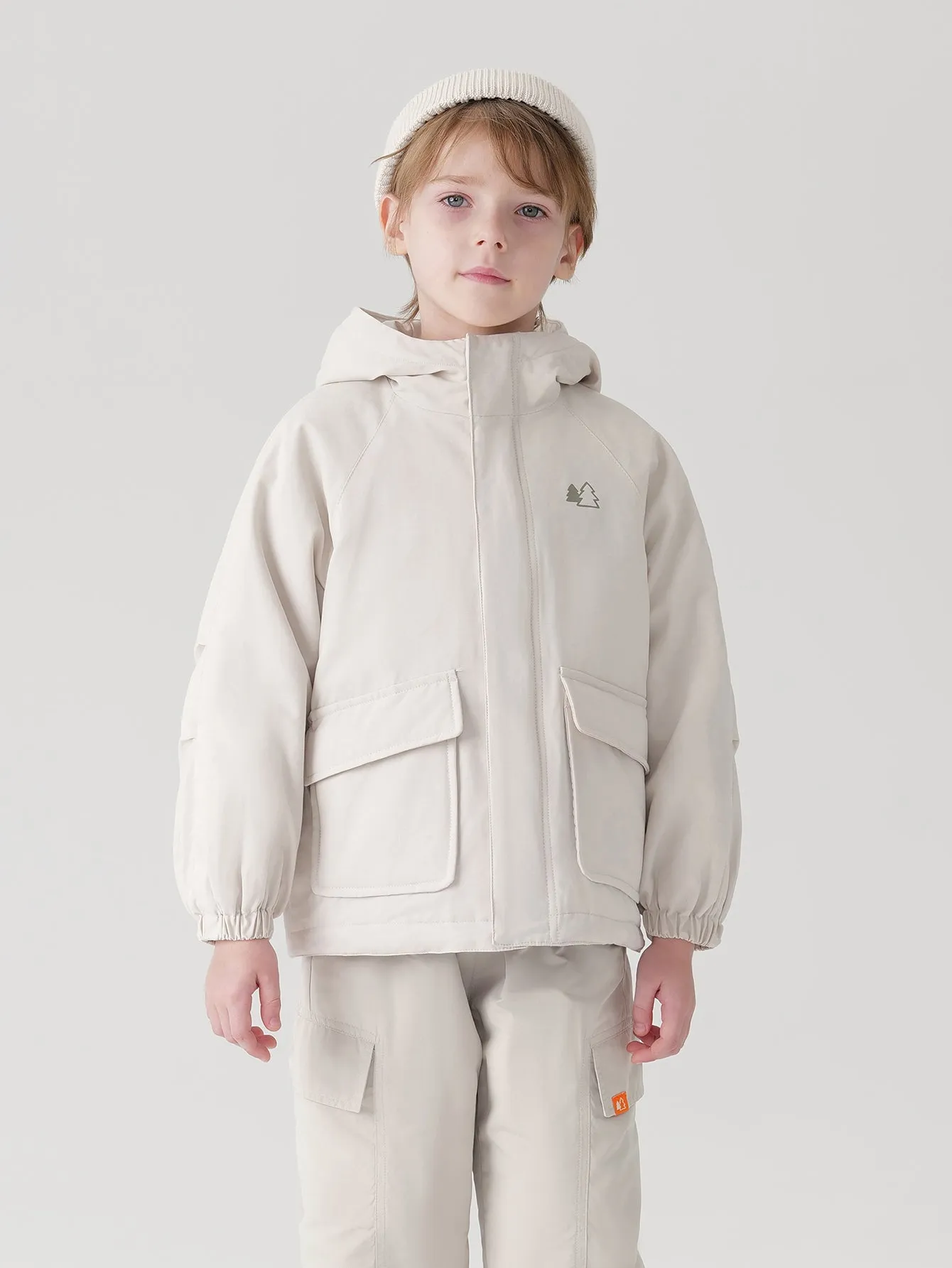 MARC & JANIE Boys Large Pocket Hooded Padded Jacket 231370