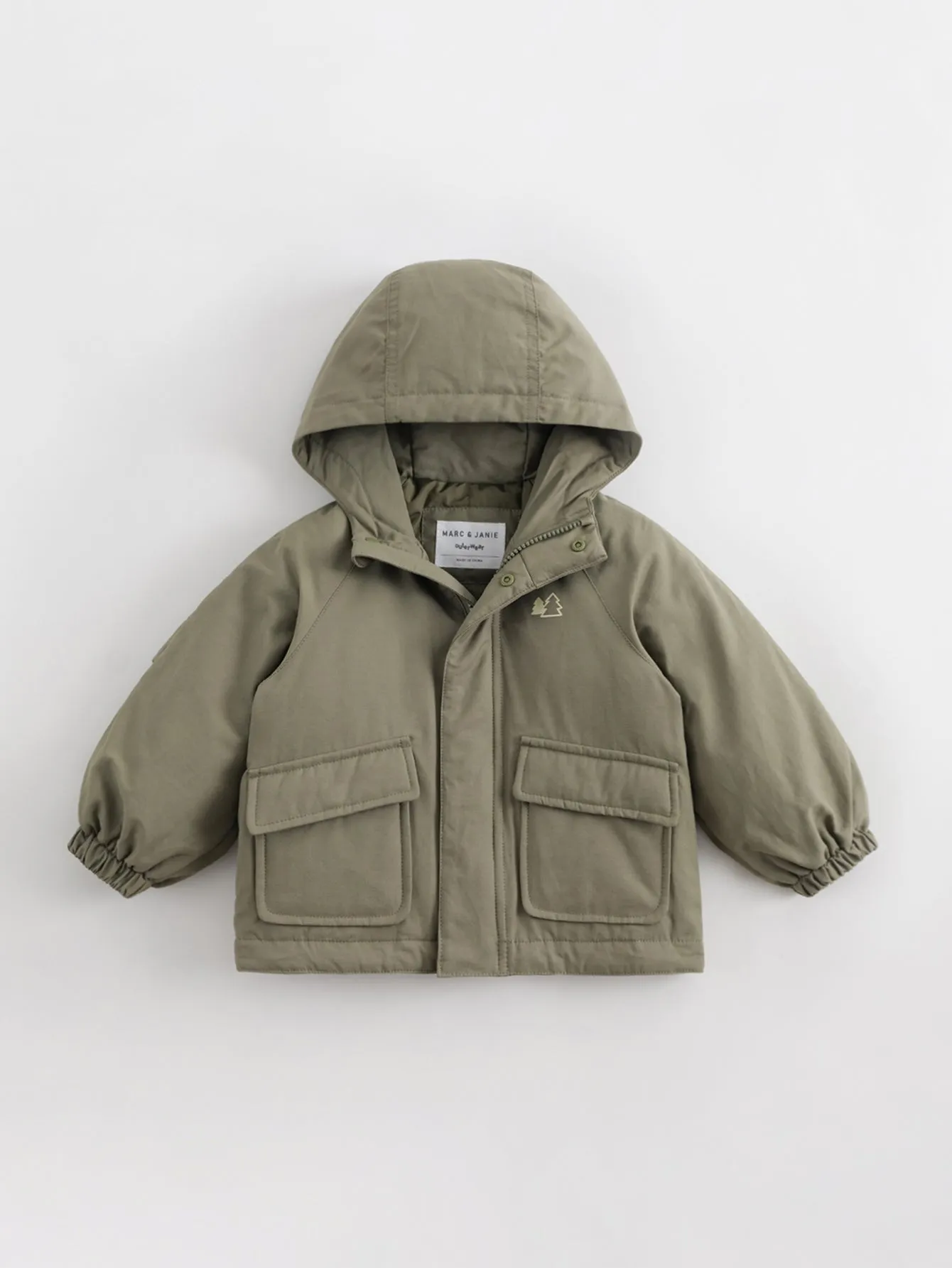 MARC & JANIE Boys Large Pocket Hooded Padded Jacket 231370