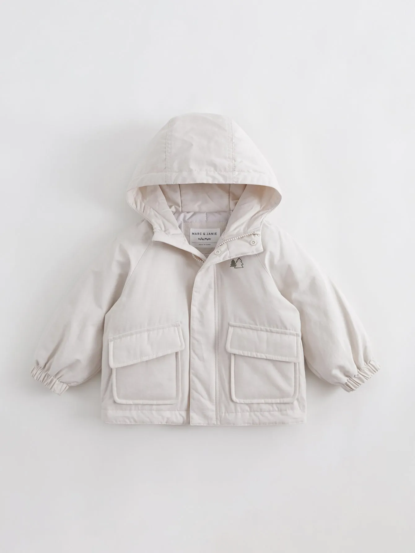 MARC & JANIE Boys Large Pocket Hooded Padded Jacket 231370