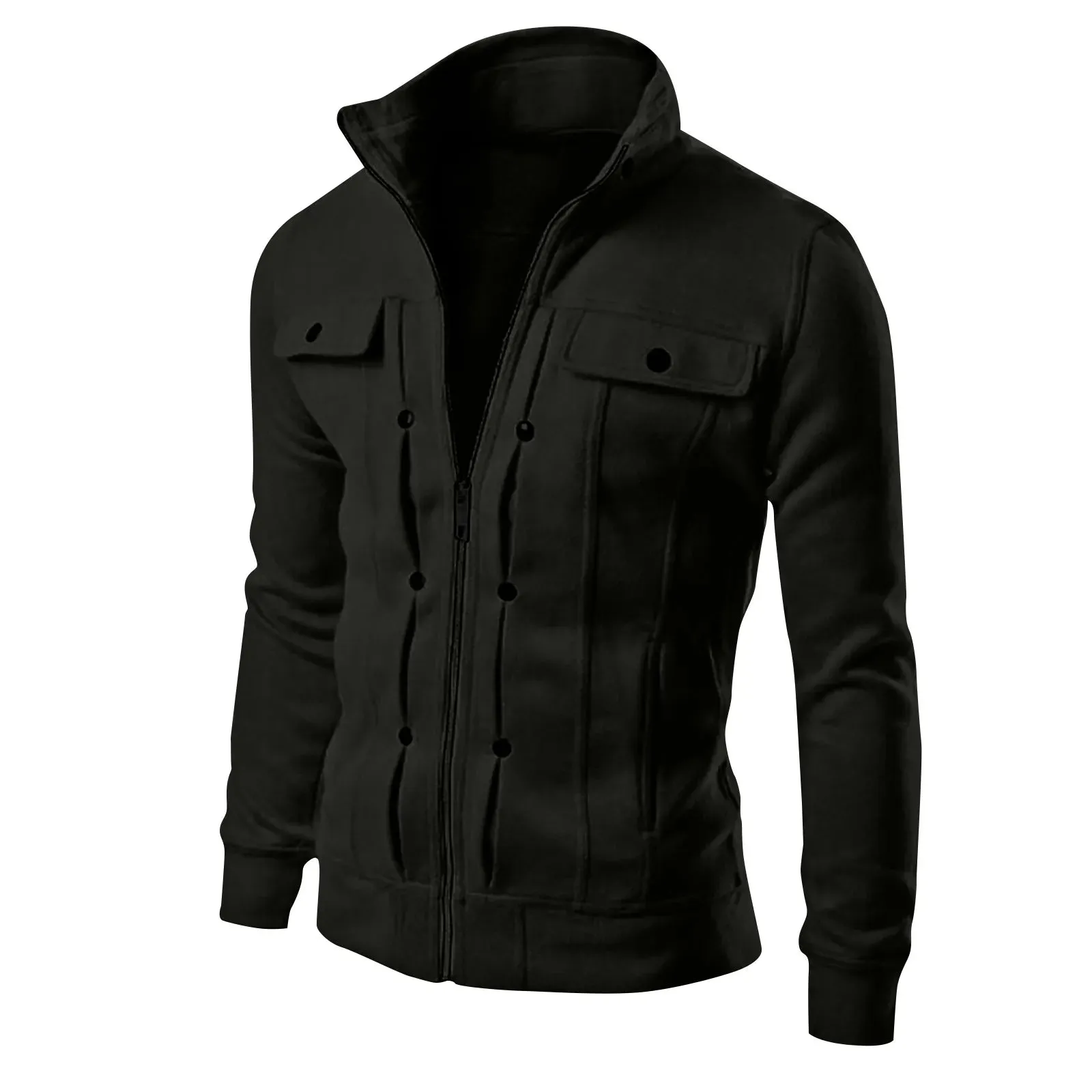 Men's Multi Pocket Casual Wool Jacket*