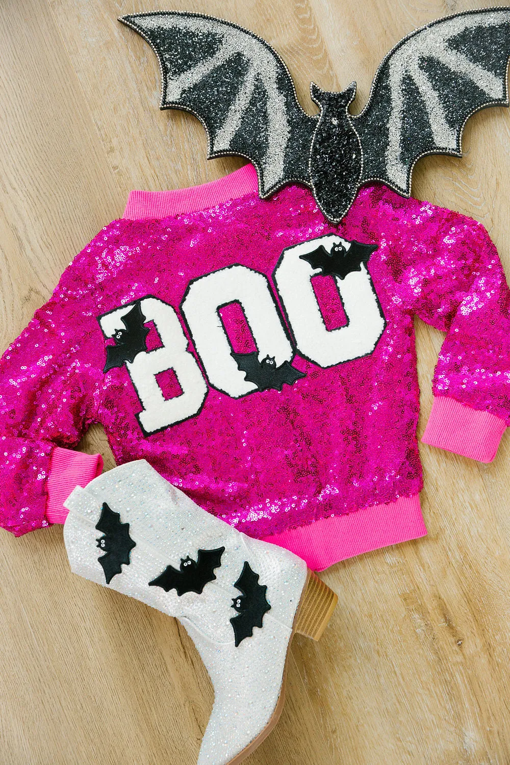 MINI KIDS BOO BATS SPARKLE JACKET