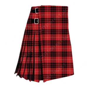 Modern Kilt Clan Munro Black And Red Tartan