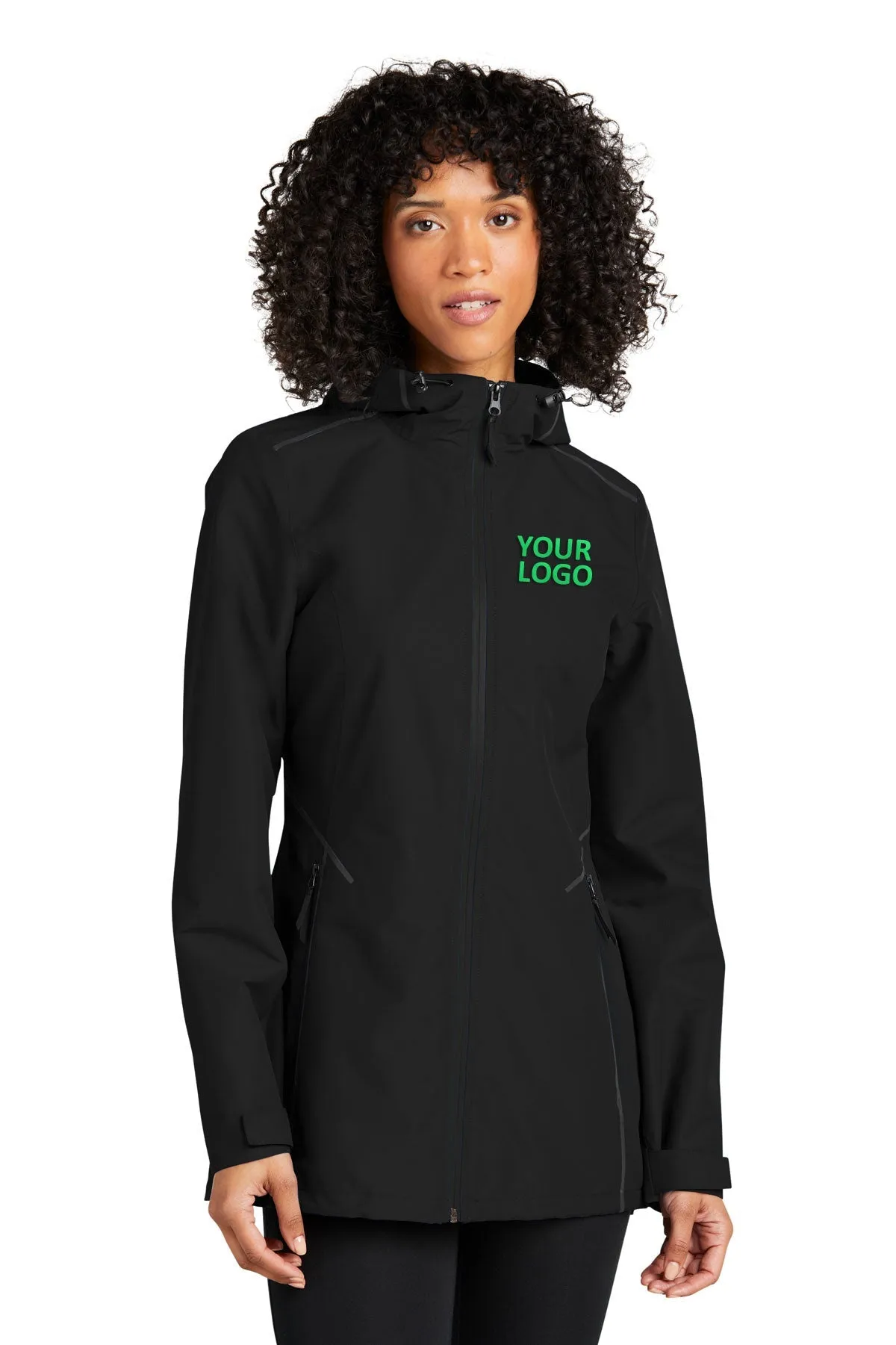 Port Authority Ladies Collective Customized Tech Outer Shell Jackets, Deep Black