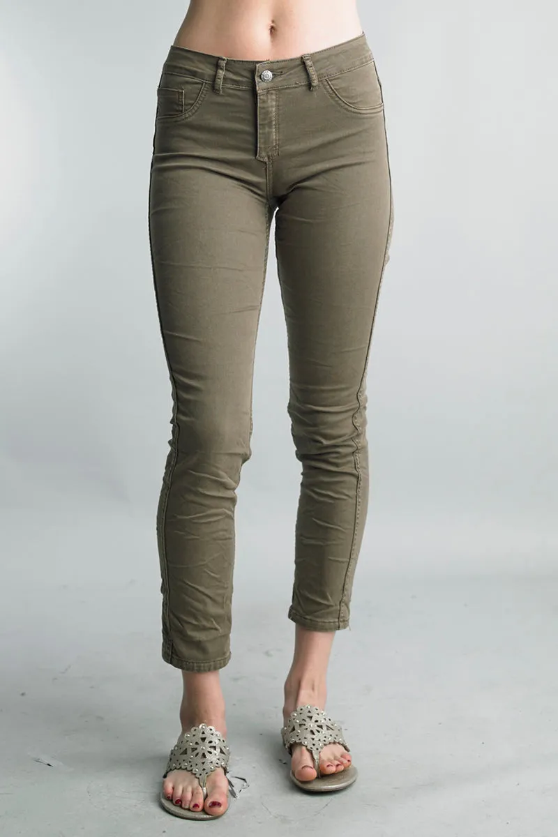 Reversible Fitted Jeans in Various Colors