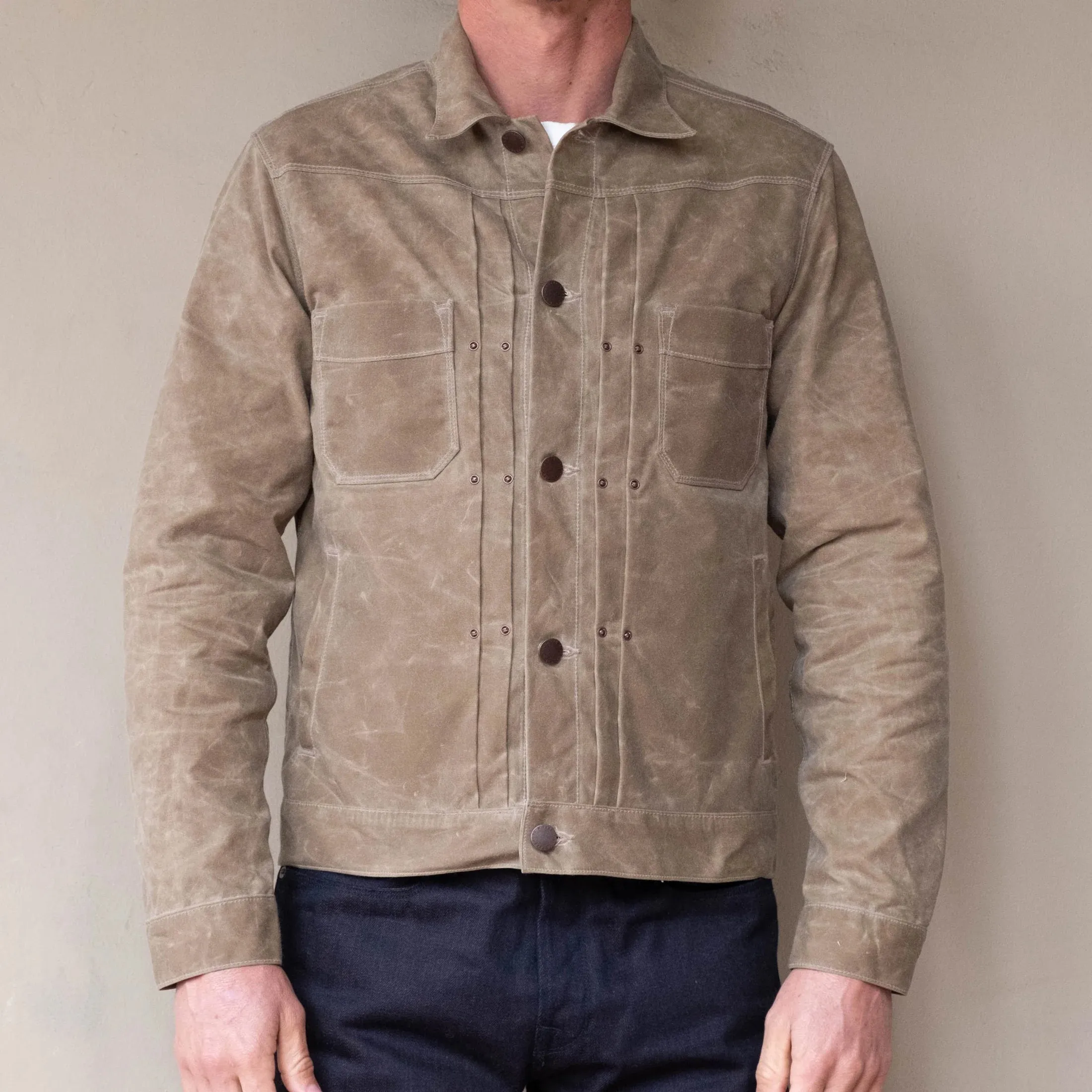 Riders Jacket | Waxed Canvas Tobacco