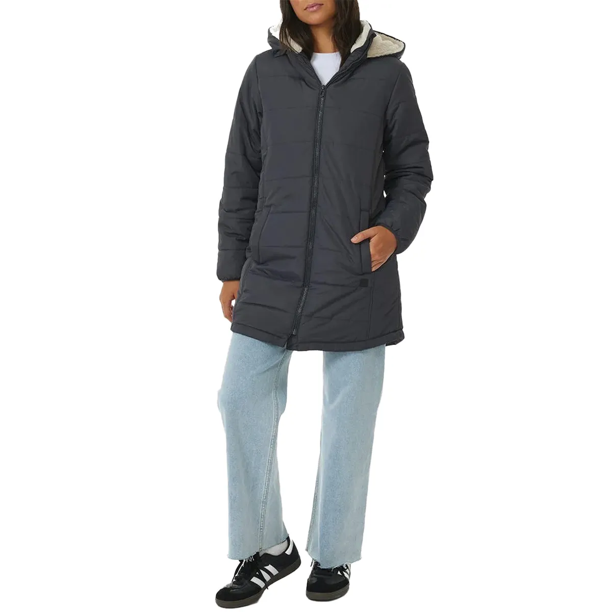 Rip Curl Women's Anti-Series Anoeta Long Line Hooded Zip Jacket