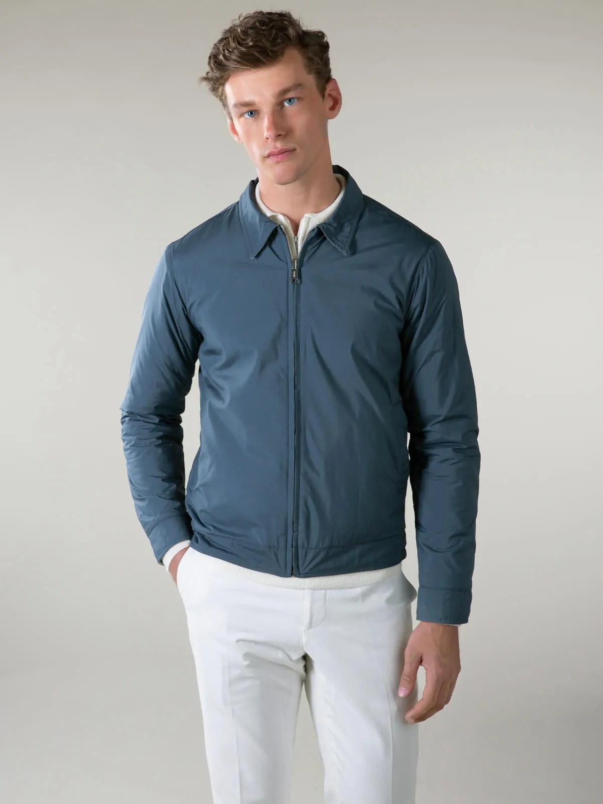 Steel Blue Reversible Voyager Jacket