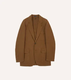 Tobacco Cotton Linen Games Blazer Mk. I