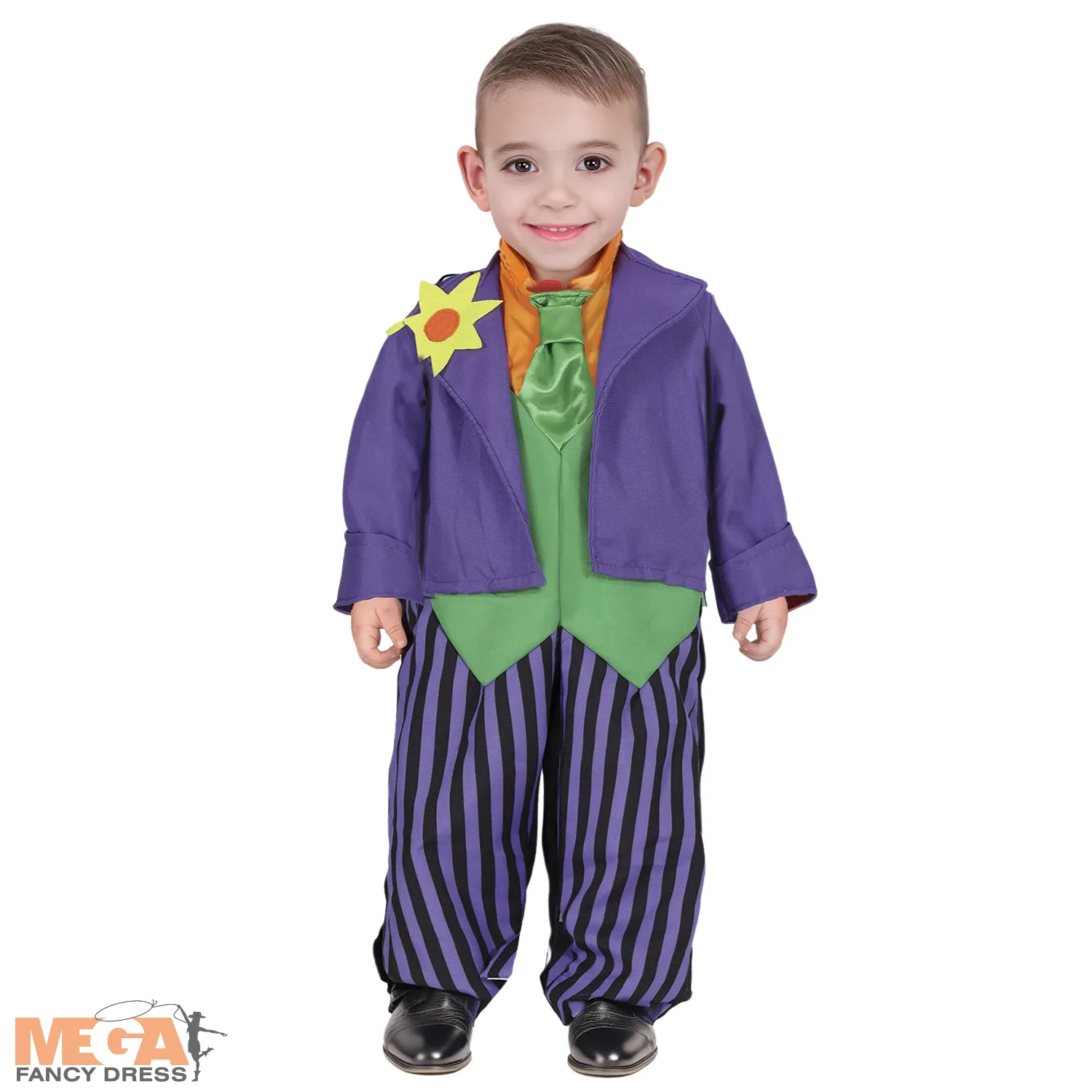 Toddler Joker Halloween Movie Kids Fancy Dress Costume