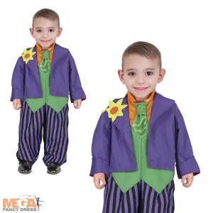 Toddler Joker Halloween Movie Kids Fancy Dress Costume